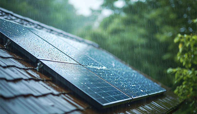 Solar Panel Safety in Rainy Season