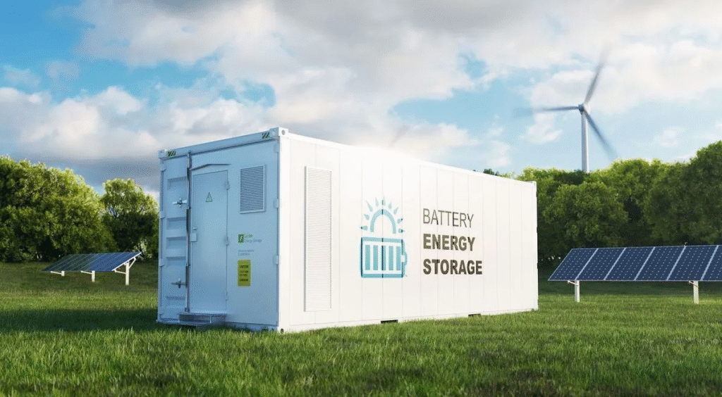 size of battery storage system