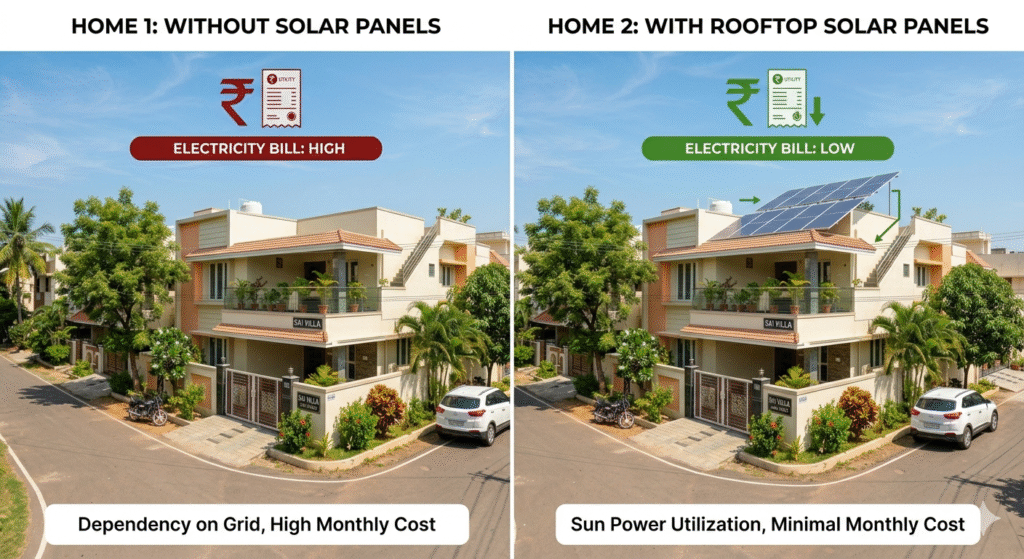 solar panels for home cost Andhra Pradesh