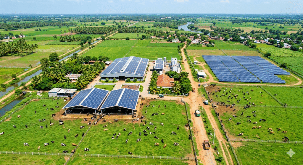 Solar for dairy farms in Andhra Pradesh