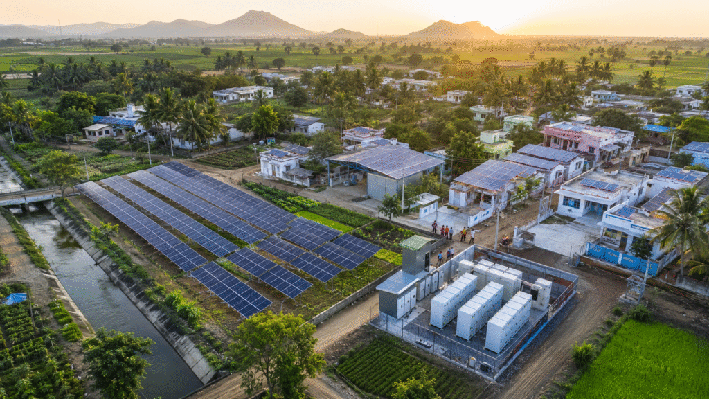 modern solar microgrid
