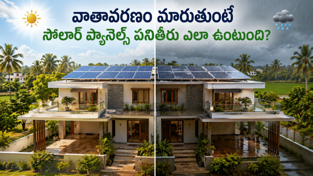 Solar Panel Performance in rainy season