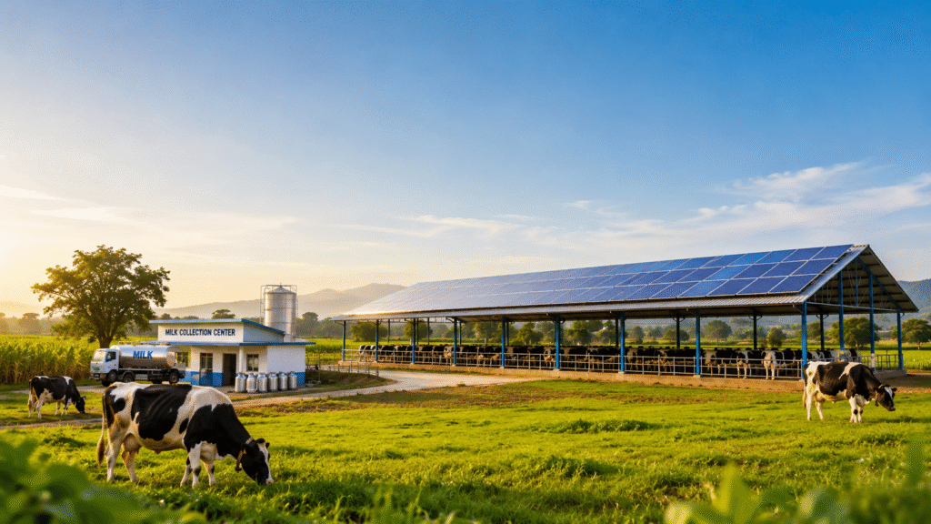 Rooftop Solar for Milk Processing Unit