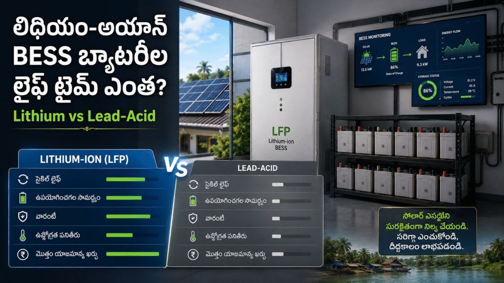Lithium BESS Battery Life