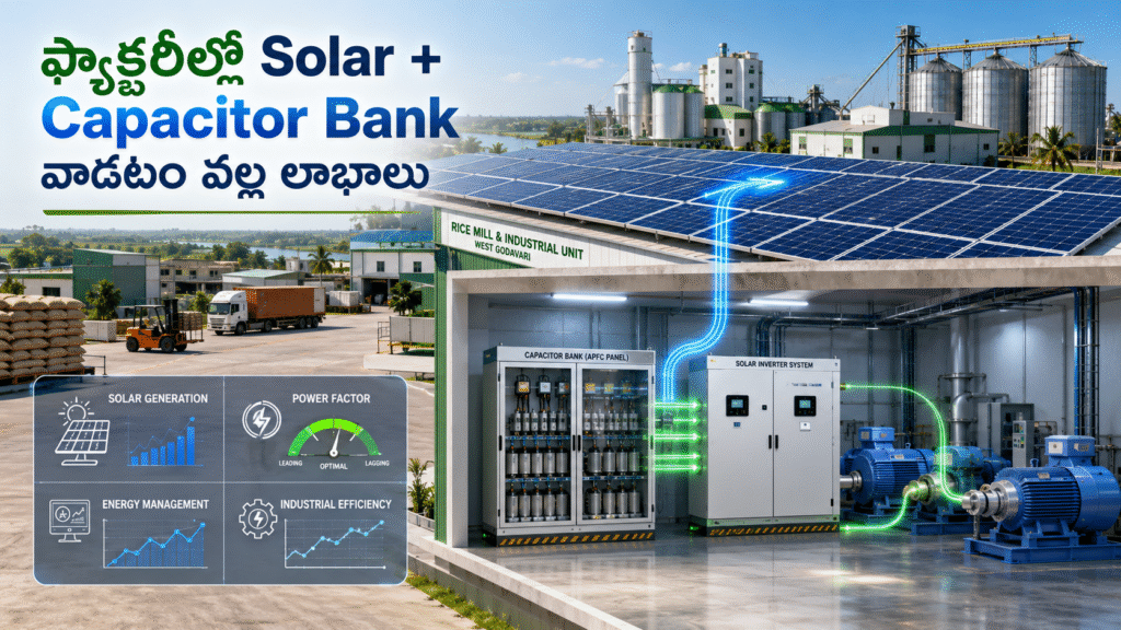Is a capacitor bank required after installing solar?