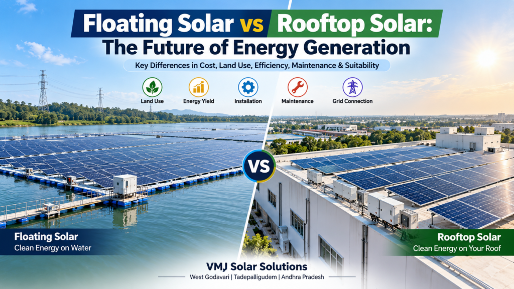 Floating Solar vs Rooftop Solar