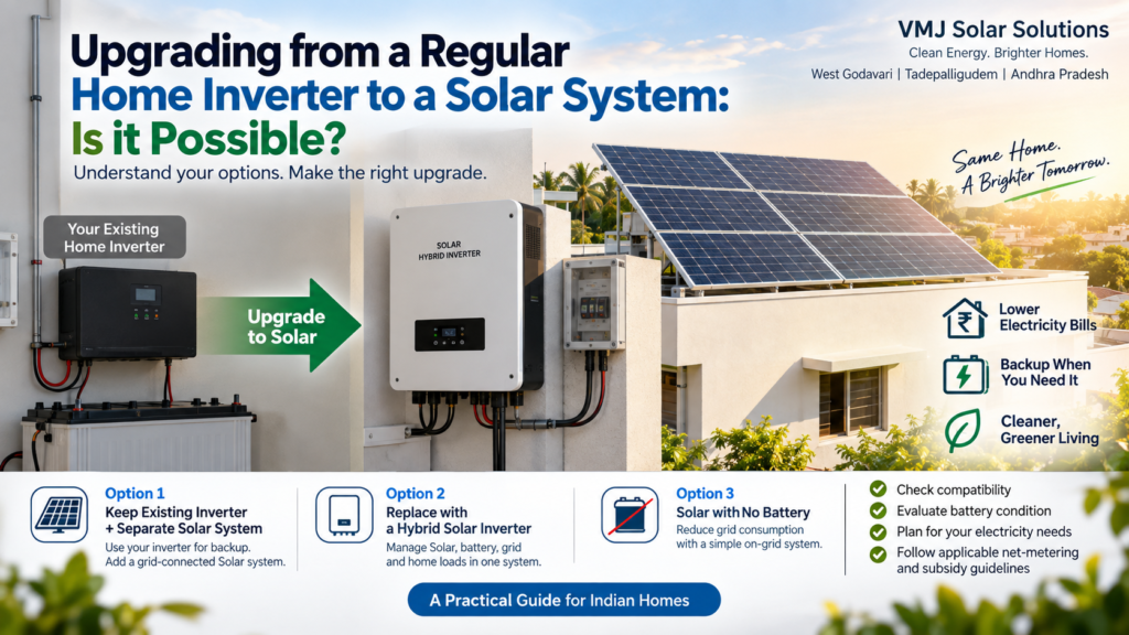 Upgrading from a regular home inverter to Solar