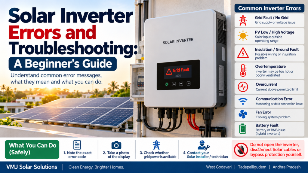 Solar Inverter Errors