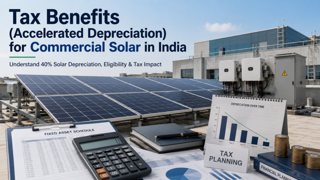Can businesses claim 40% depreciation on Solar?